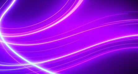 Futuristic Neon Purple Cyber Wave Background