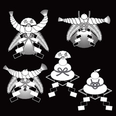 Decorations to celebrate the Japanese New Year,