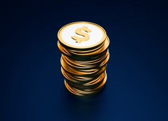 stack of coins