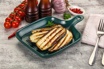  Vegan Grilled eggplant slices snack