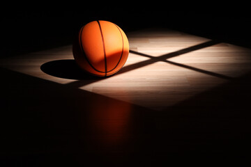 Basketball Background Image with Window Light