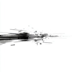 Naklejka premium Digital Disruption Concept with Pixel Noise and Technological Damage Background Texture Visuals