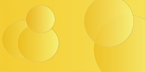 yellow bacground with smooth circle. eps 10 © Mahfud