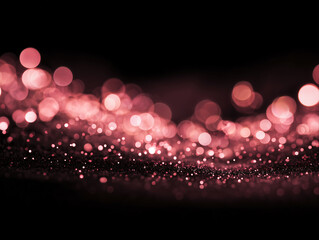 A radiant red bokeh background with sparkling glitter