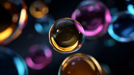 Rotating glass-like geometric shapes move against a black background, forming a dynamic, modern abstract animation.