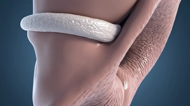 Medical Animation of the Human Conus Elasticus and Vocal Cords