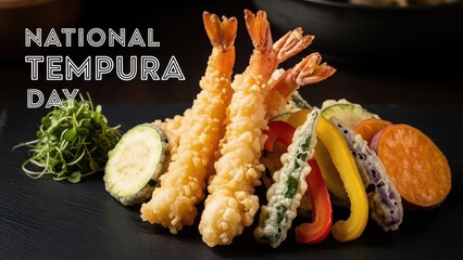 National Tempura Day Crispy Seafood and Vegetable Delights