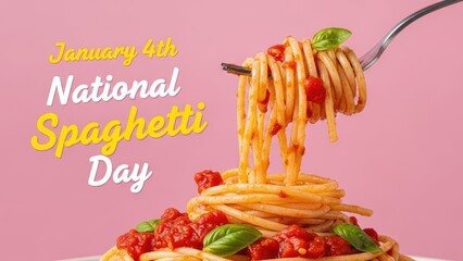 Celebrate National Spaghetti Day on January 4th