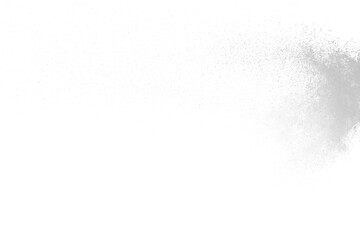 a white flying snow on the transparent background