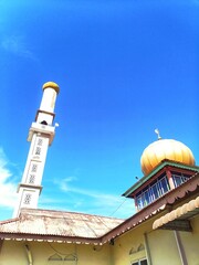 minaret and dome of mosque 