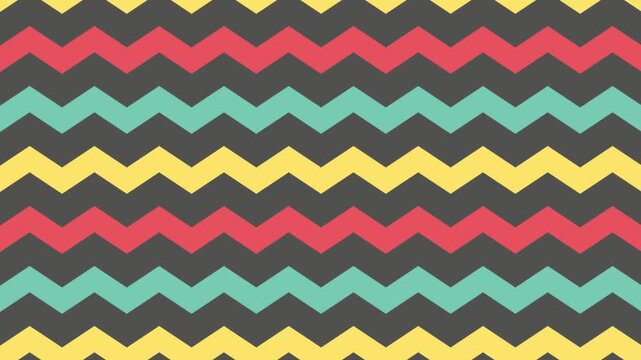 Colorful zigzag pattern repeating background design