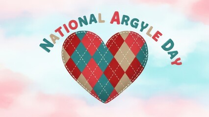 Celebrate National Argyle Day with a Stylish Heart Design