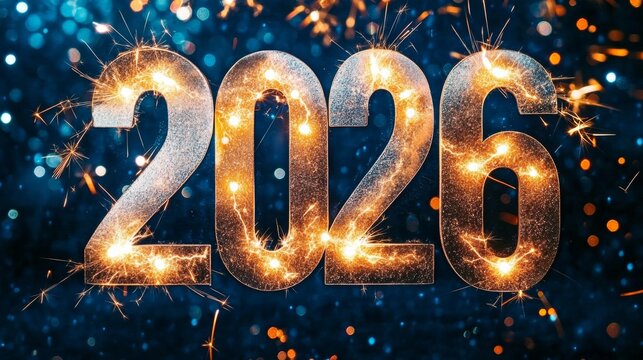 Exciting 2026 New Year s Eve Celebration With Colorful Fireworks And Sparkling Champagne