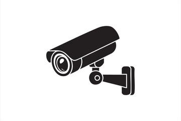 CCTV Surveillance Camera Icon for Security Systems and Monitoring Interfaces