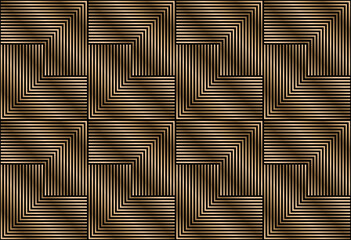 Golden geometric pattern background. Abstract pattern background