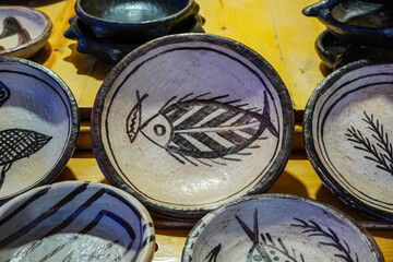 The artisanal pottery of Sejnane womens, Tunisia