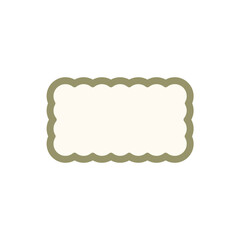 Abstract wall frames. Flat vector illustration.