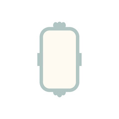 Abstract wall frames. Flat vector illustration.