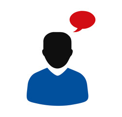 Speaking People Icon Design vector icon,communication icon. Group of people icon. Share symbol. business icon