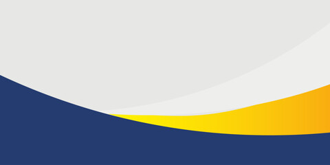 Blue orange and white modern curve background.