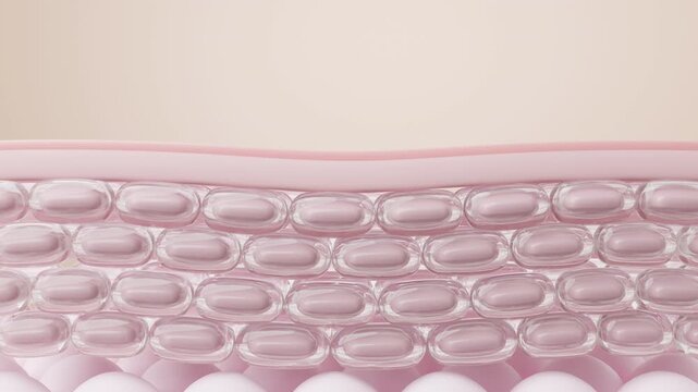 Deep Skin Layer Brightening Serum for Melasma and Dark Spot Reduction 3d animation