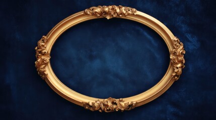 baroque. Ornate golden frame on dark velvet, showcasing intricate baroque details and luxurious texture. event programs, museum guides, designed for cultural heritage projects and event programs.