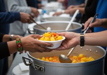 Serving Warmth: A Community Meal