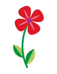 Mexican traditional flower. Ethnic embroidery decoration. Ornate folk graphic, wallpaper element. Festive mexican floral motif. Vector illustration