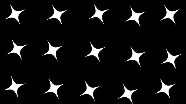 sparkling stars Shine animation,Sparkle twinkling star animation video,Glow twinkle movement timeline,Star twinkling,shiny Optical flare light with sparkle rays on black screen backgroun.4K