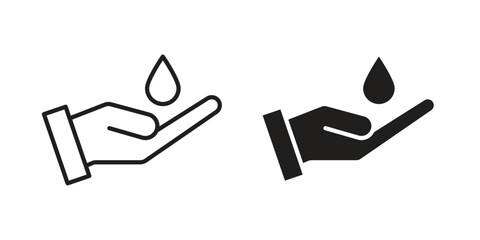 Ablution icon template color editable. for graphic and web design.