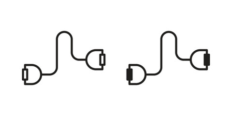 Chest expander icon template color editable. for graphic and web design.