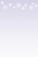 喪中はがき〈キク〉　B-1