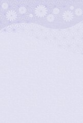 喪中はがき〈キク〉　B-3