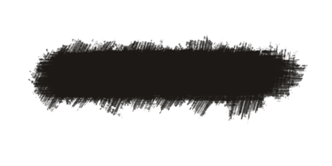 A dark olive green paint brush stroke with textured edges isolated on transparent background