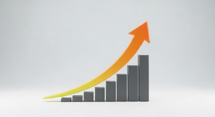 Chart showcasing steady financial growth with essential performance measures for discussions