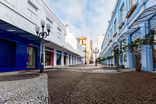 Historical center in Florianopolis, Santa Catarina, Brazil.