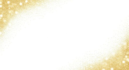 golden christmas background with snowflakes