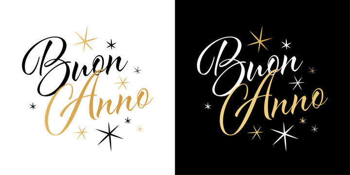 Buon Anno, Happy New Year in Italian