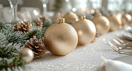 Comfortable Christmas Scene by the Window with Illuminated Tree in the Background