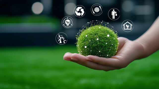 ESG Banner - Environment, Society and Corporate Governance The information banner calls to commemorate this company's contributions to environmental and social issues