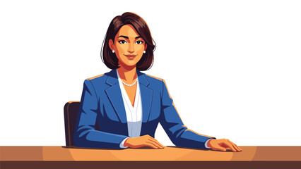 Elegant businesswoman ready for a dynamic meeting in the office presenting professional image for leadership or corporate communications