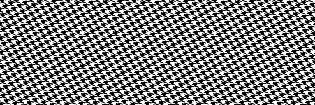 Houndstooth pattern on transparent background, wide background