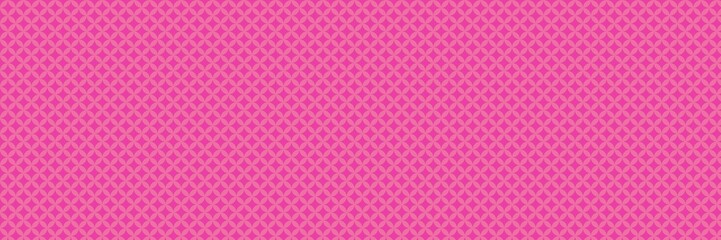 Pink background with four petal flower pattern, wide background