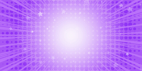 Obraz premium pop stars popping out light purple radiation background illustration