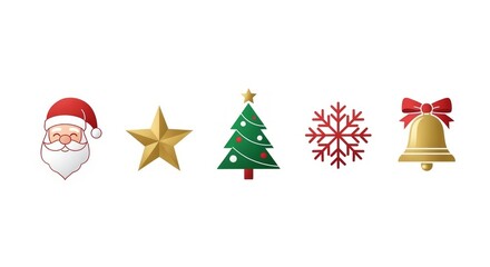 christmas tree with santa claus