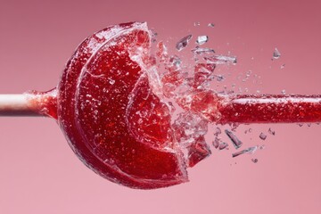 Exploding Red Lollipop