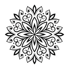Vector mandala art design simple mandala design