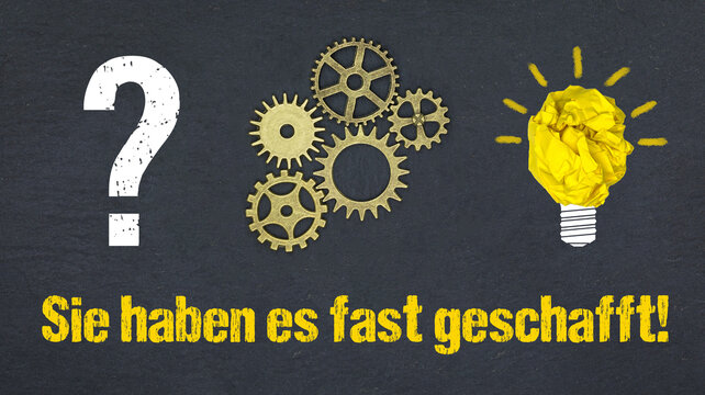 Sie haben es fast geschafft!