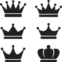 Vector Graphics of Crowns in Different Designs