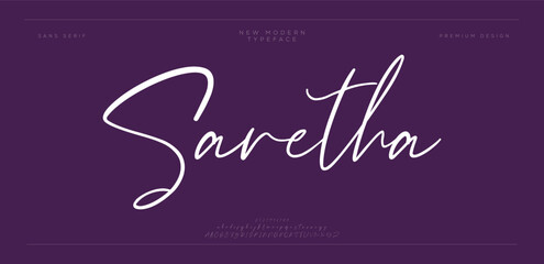 Classic lettering uppercase decoration. Elegant alphabet letters font and number. Typography fonts regular uppercase, lowercase, alternate, and ligatures. Vector illustration design.